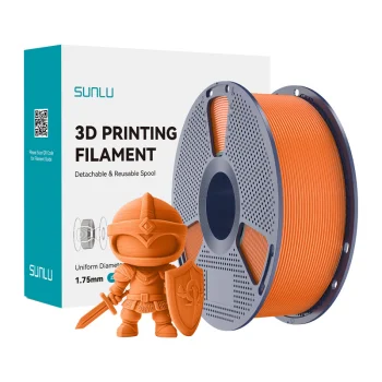 Sunlu PLA+ 3D Printer Filament 1.75mm, Sunny Orange