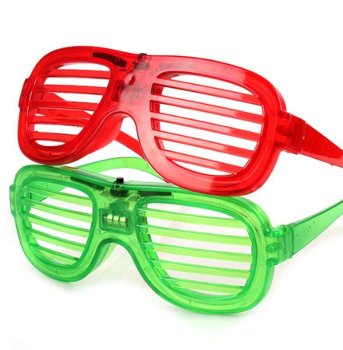 Telcon Glowing LED Glasses, Red