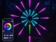 Smart RGB LED Fireworks Light with App and Remote Control, Multicolor