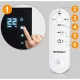 Infrared Heater Berdsen BD-992 1000 W with Wi-Fi and Remote Control