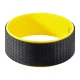 4Fizjo Dharma XXL Yoga and Stretching Wheel, 40 cm, Yellow/Black
