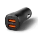 Spigen Essential EV302 2-Port 30W Car Charger, Black