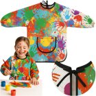 Waterproof Kids Art Smock with Long Sleeves for Ages 4-6, Kruzzel 26122