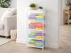 5-Tier Shoe Rack Storage Organizer, 81 x 39.5 x 21.5 cm, White