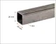Galvanized Square Steel Profile 20x20x1 mm, 2 m