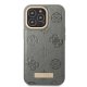 Guess Peony Logo Plate iPhone 13 Pro Max MagSafe Case Grey