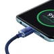 Baseus Crystal Shine USB Type C to USB Type C Data Charging Cable 100W, 1.2m, Blue