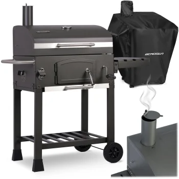 Berdsen BD-891 Charcoal Grill with Cover, Black/Anthracite