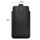 Tech-Protect SM65 Pouch Case for 6.0-6.9\" Smartphones, Black/Red
