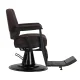 Barber Chair Gabbiano Bruno, Brown with Black Base
