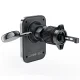 Acefast D18 MagSafe Car Holder with 15W Wireless Charger, Black