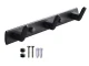 Wall-Mounted Clothes and Towel Rack, 3 Hooks, 24.5 cm, Black