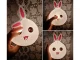 Kids LED Night Light Bunny, Silicone, RGB Touch, USB, White