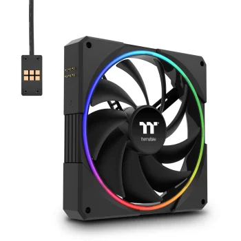 Thermaltake TS140 EX RGB PC Fan 3-Pack, Black
