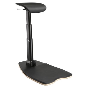 Maclean MC-872 Ergonomic Office Chair with Anti-Fatigue Mat, Black