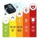 Berdsen BD-123 smart upper arm blood pressure monitor with voice prompts and Bluetooth