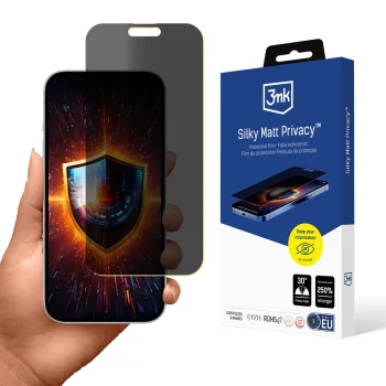 3mk Silky Matt Privacy Screen Protector for Apple iPhone 17 Air