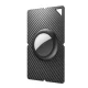 AirTag Wallet Card Case WAT-84, Carbon Fiber Pattern - Black