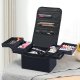 Makeup Train Case Cosmetic Organizer, Black