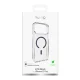 Puro iPhone 17 Pro Case Lite Mag, Transparent with Blue Ring