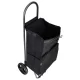 Shopping Trolley Bag on Wheels with Thermal Pocket 41 L, 35 kg, Black