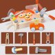 Bakalu Children\'s Wooden Workshop Tool Set in Carrying Case