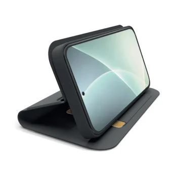 SBS Wallet Smooth Flip Case for Xiaomi 17 - Black