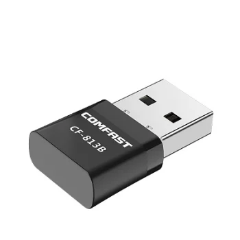 Wi-Fi & Bluetooth 4.2 USB Adapter, 650Mbps, 2.4GHz / 5GHz, Black