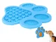 Silicone Dog Lick Mat Paw Shaped, 17.8 x 18 cm