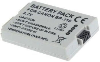Replacement Camera Battery Canon BP-110 1150mAh