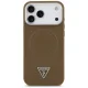 Guess Triangle Logo MagSafe Phone Case Cover iPhone 17 Pro - brown