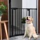Ecotoys Safety Gate for Stairs and Doors, 74-105 cm, Black