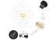 Solar LED Garden String Lights with 8 Modes and Dusk Sensor