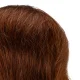 Gabbiano WZ3 Men\'s Hairdressing Training Head, Natural Hair, 20 cm, Color 4H