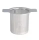 Tea and Herb Infuser Strainer with Lid AG908, Silver