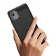 Carbon Case Silicone Case for Nokia C110, Black