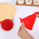 Silicone Collapsible Funnel, diameter 1 cm, Mix colors