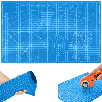 A3 Double-Sided Self-Healing Cutting Mat, Blue