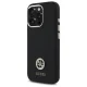 Guess GUHCP16LM4DGPK iPhone 16 Pro 6.3" black/black hardcase Silicone Logo Strass 4G