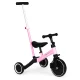 ECOTOYS 2-in-1 Toddler Tricycle Balance Bike with Parent Push Handle, Pink