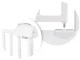 Nukido 718100 Child Safety Gate, White
