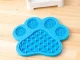 Silicone Dog Lick Mat Paw Shaped, 17.8 x 18 cm