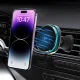 Wozinsky WCT5-Q6S2Y Car Holder with Qi/MagSafe 15W Charger and Fan, Black