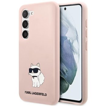 Samsung Galaxy S23 (SM-S911) Karl Lagerfeld Silicon Choupette Cover Case, Pink