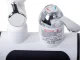Bathroom/Kitchen Electric Water Heating Tap Faucet with Shower Head and LCD Temperature Display