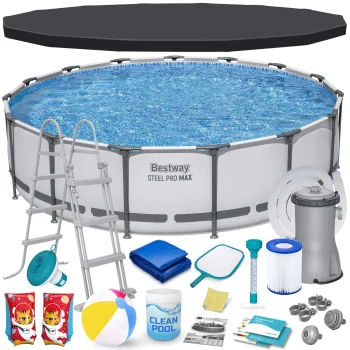 Bestway 56488 Frame Pool with Accessories, 457 x 107 cm