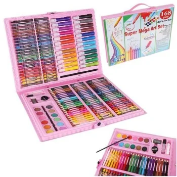 Maaleo Art Set in a Suitcase, 168 pcs, Pink
