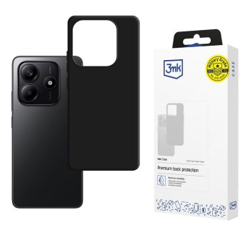 3Mk Protection Matt Case for Xiaomi Redmi Note 14 4G, Black