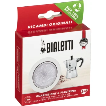 Bialetti 0800039 Replacement Gasket and Filter (4 Cups)