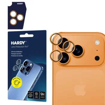 3mk HARDY Lens Protection Pro lens glass iPhone 17 Pro / 17 Pro Max - orange
